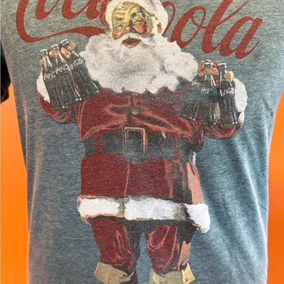 Lucky Brand x Coca Cola Deep Green Short Sleeve Tee NWOT - Picture 2 of 3